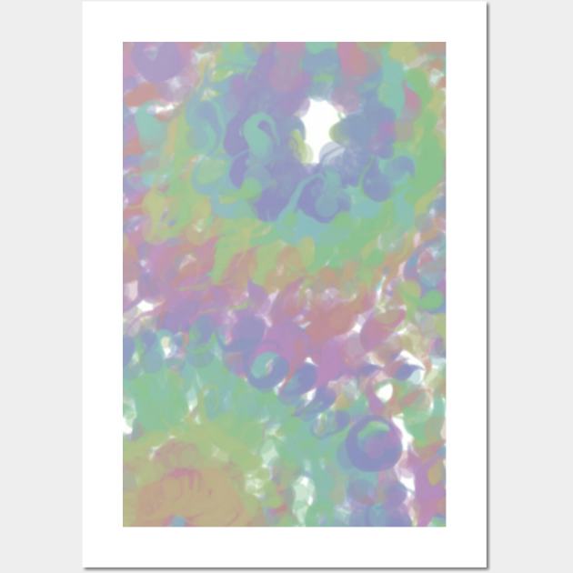 Dark Pastel Tie Dye Wall Art by ValinaMoonCreations